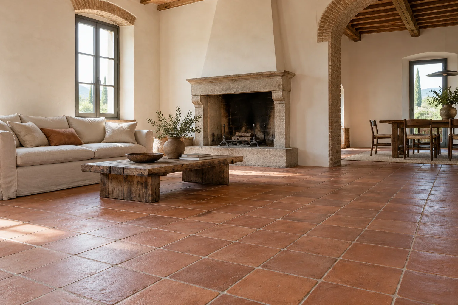 Terracotta laying